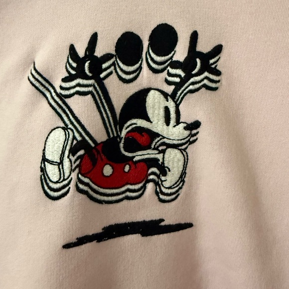 Disney Pink Hoodie with Mickey Graphic - Picture 3 of 8
